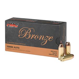 PMC Bronze 10mm Auto (170gr Jacketed Hollow Point) - 25/Box - 10B - Image 1