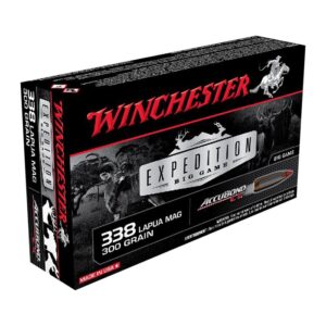 Winchester Expedition Big Game .338 Lapua Mag (300gr Nosler AccuBond CT) - 20/Box - S338LCT - Image 1