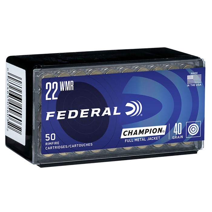 Federal .22 WMR 40gr – 50rd